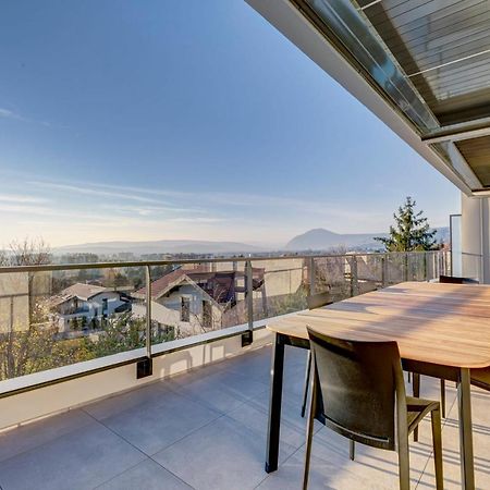 Serenity - 3 Bedroom Top Floor Apartment Parking & Lake View Terrace Annecy Exteriér fotografie