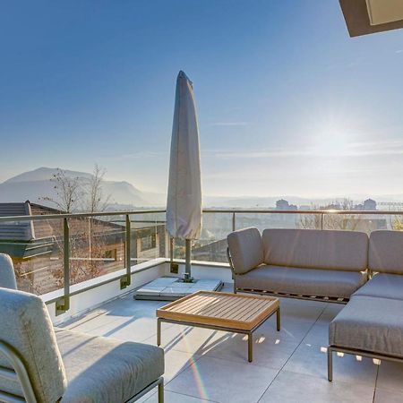 Serenity - 3 Bedroom Top Floor Apartment Parking & Lake View Terrace Annecy Exteriér fotografie